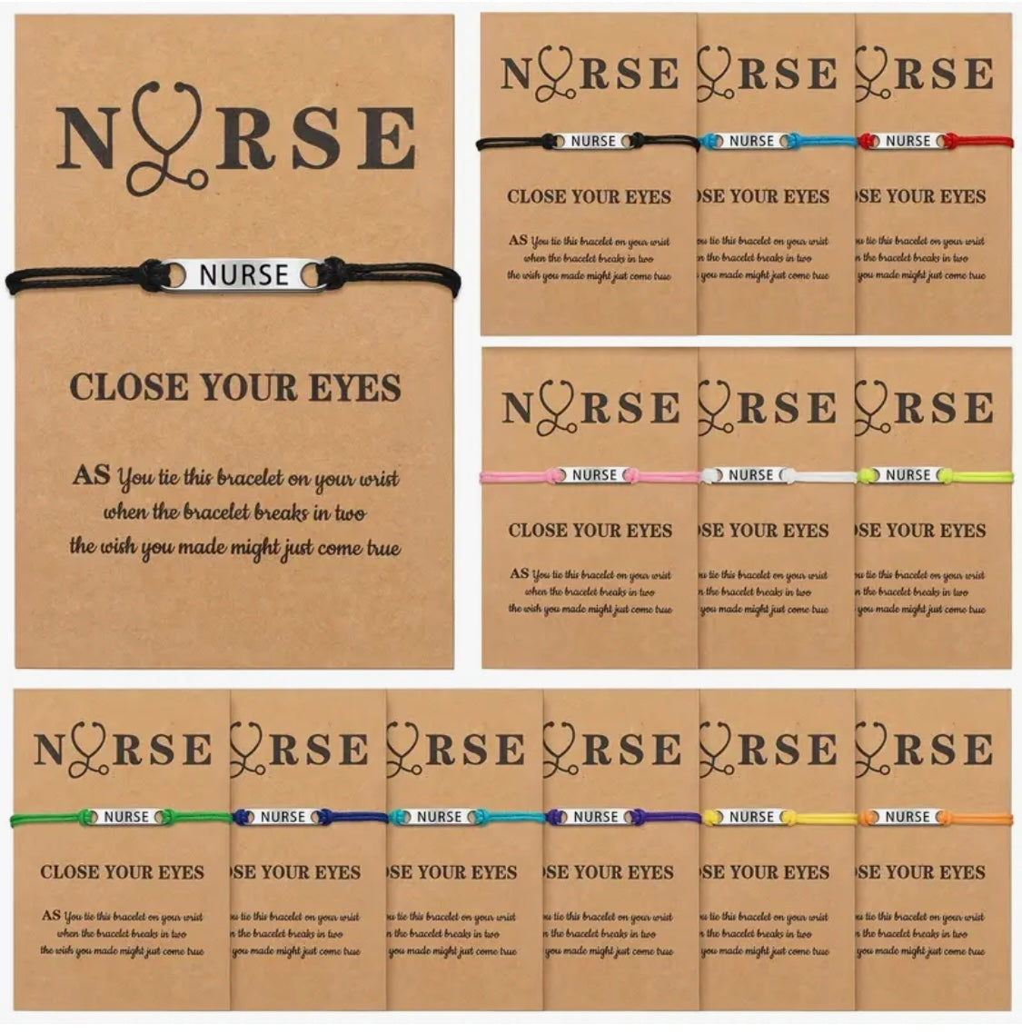 Wish Bracelet: Nurse (Bar)