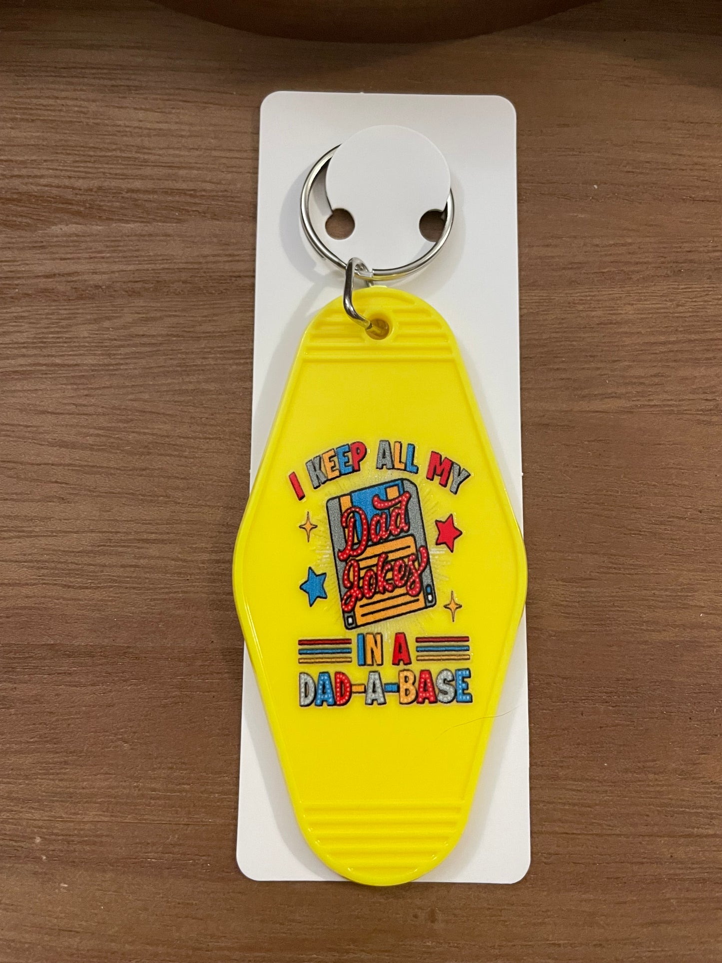 Hotel Keychain: Dad Themed