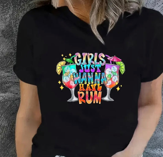 ✨Decal Only: Girls Just Wanna Have Rum