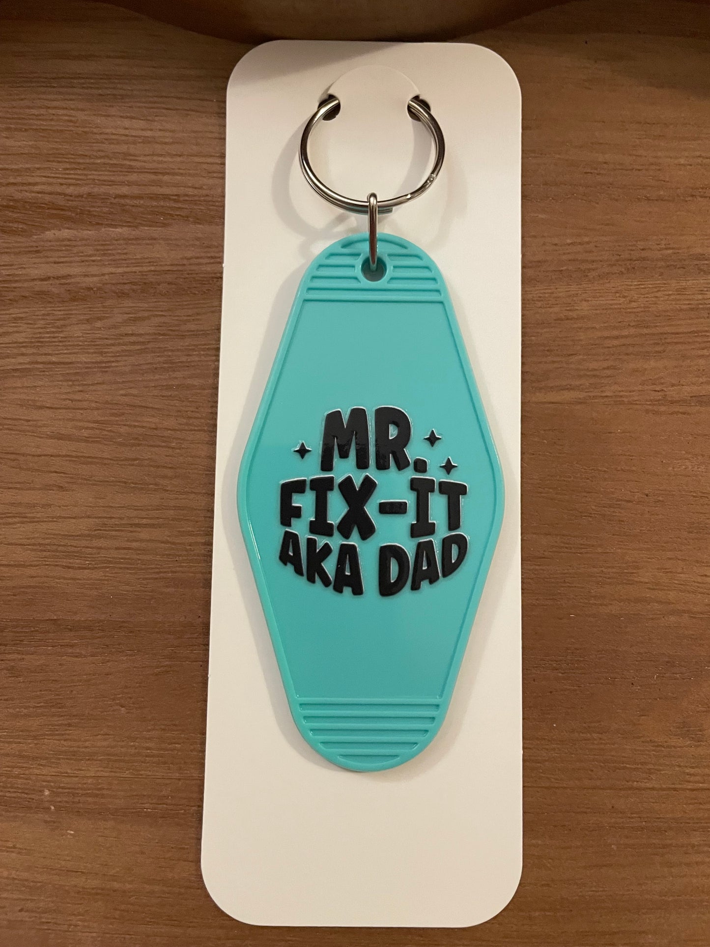Hotel Keychain: Dad Themed