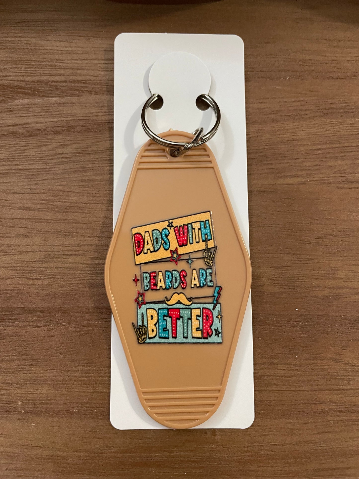 Hotel Keychain: Dad Themed