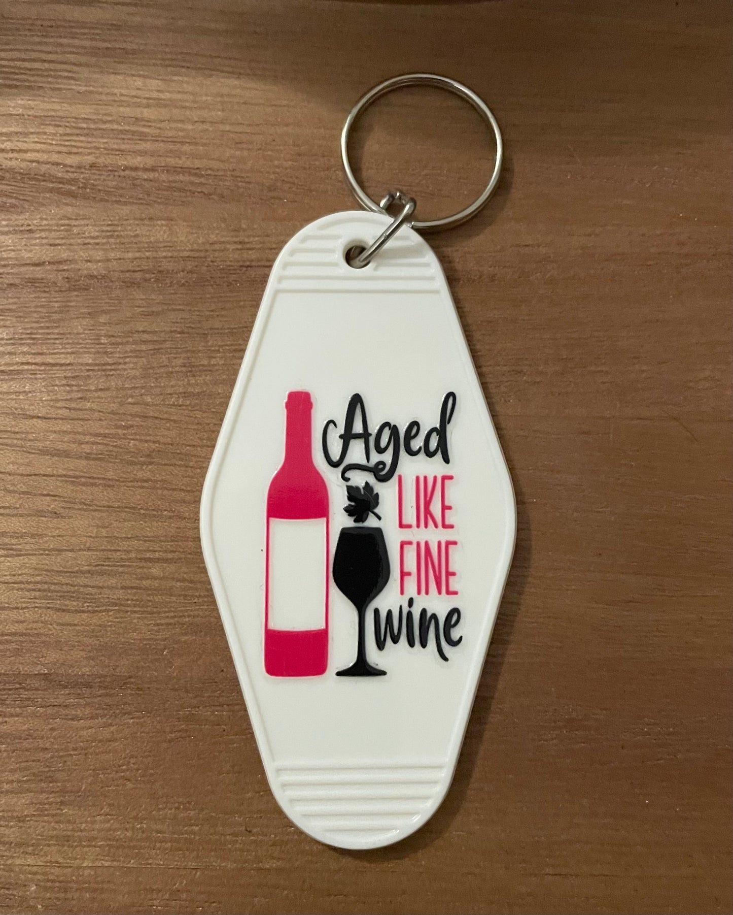 Keychain: Wine Themed Keychain