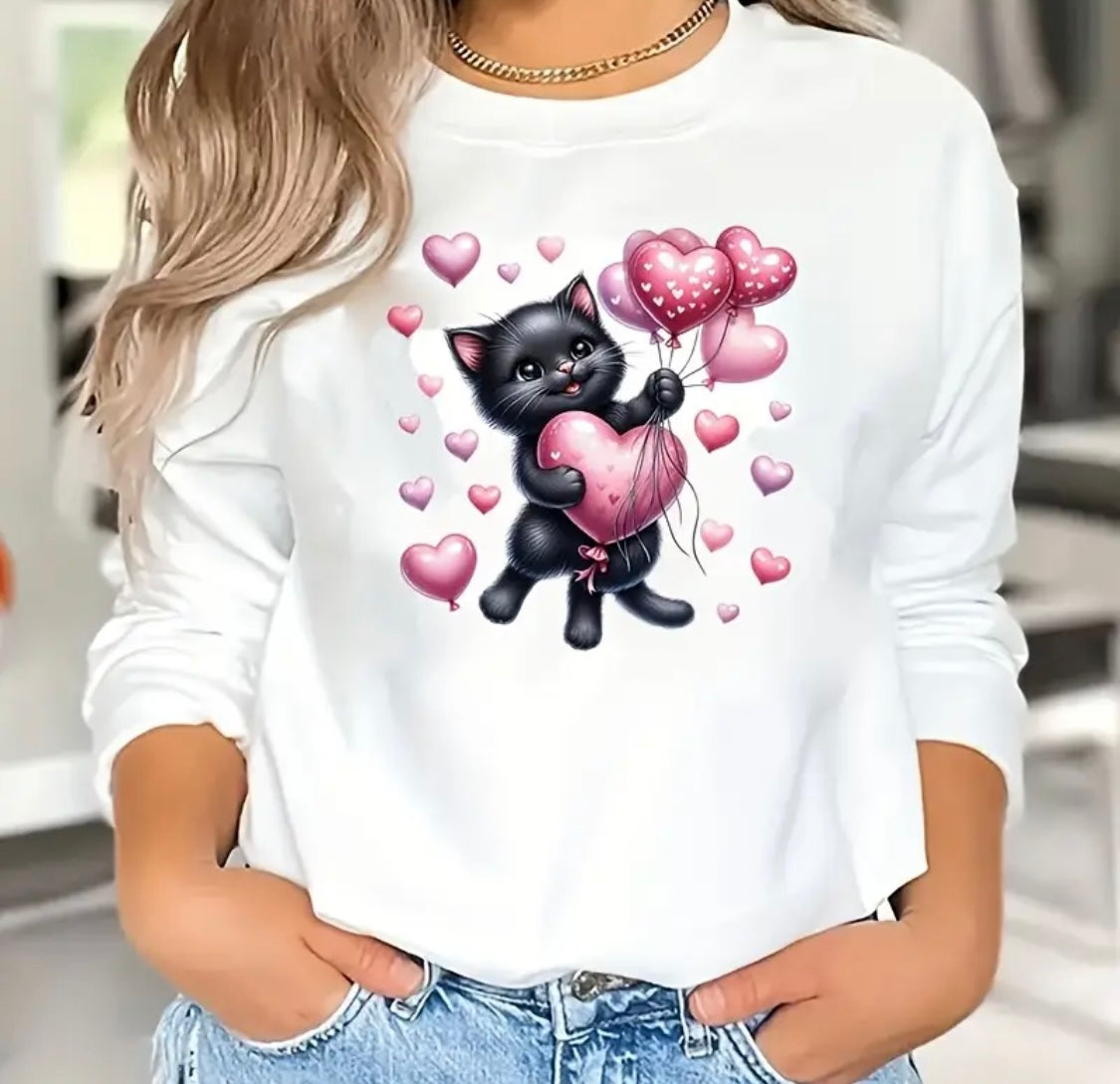 ✨Decal Only: Valentine’s Day Cats (Option 1)