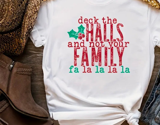 ✨Decal Only: Deck the Halls and Not Your Family