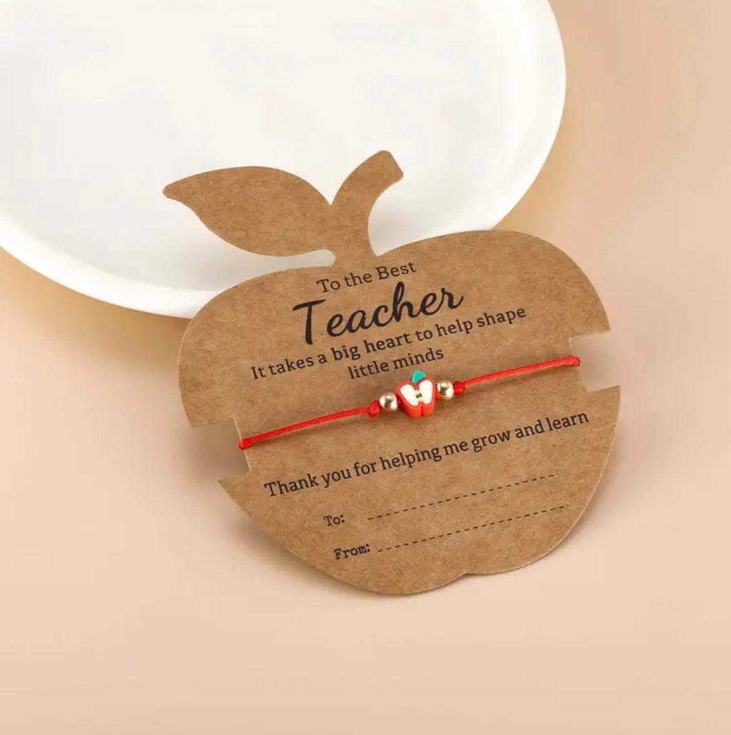 Wish Bracelet: Teacher Apple