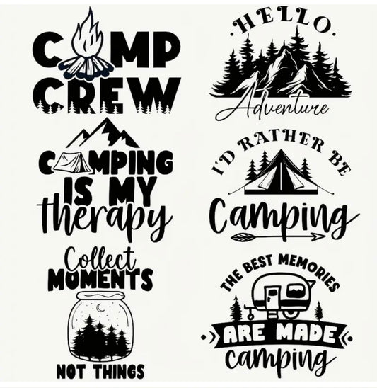 ✨Decal Only: Camping (Variety)