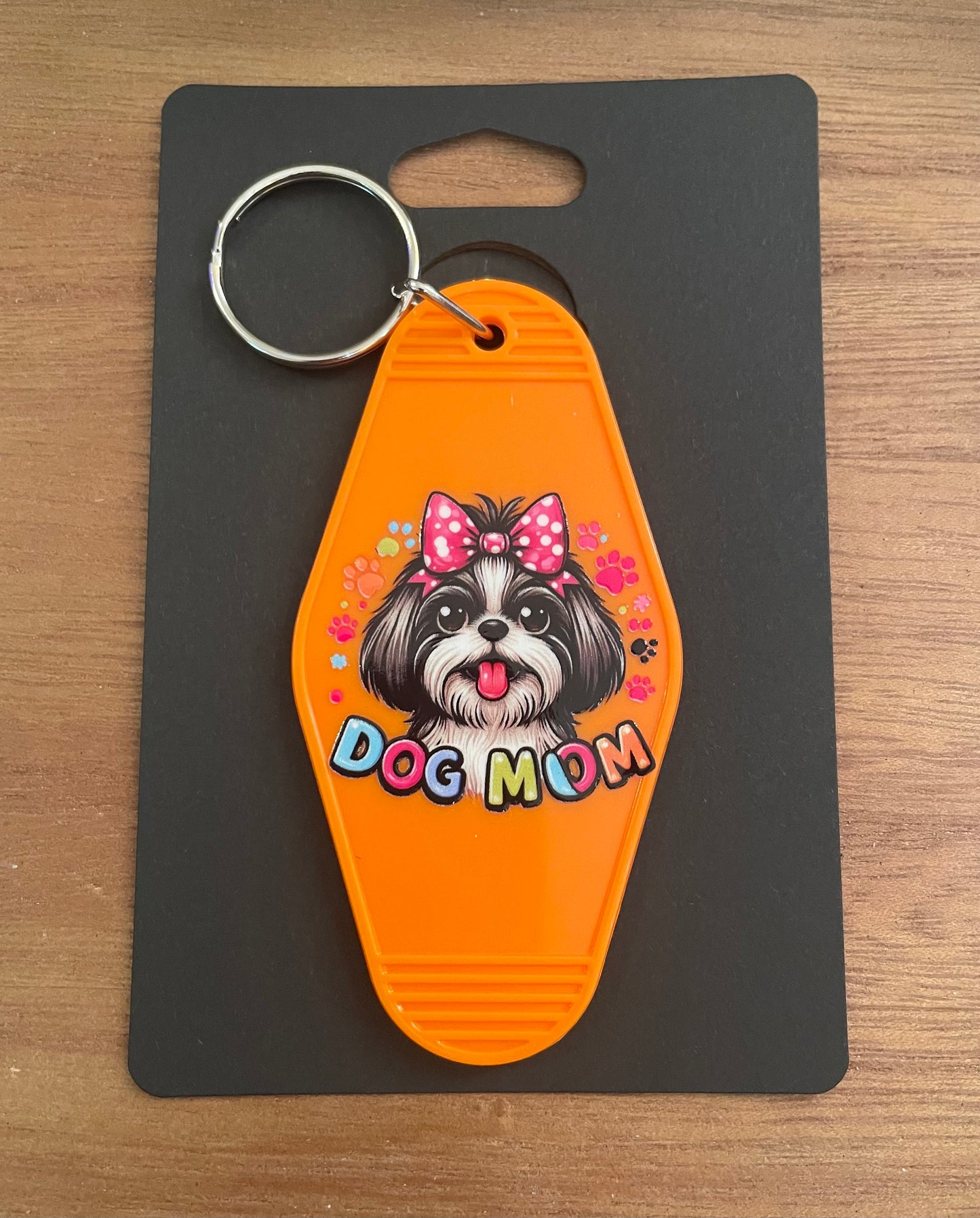 Hotel Keychain: Dog Mom