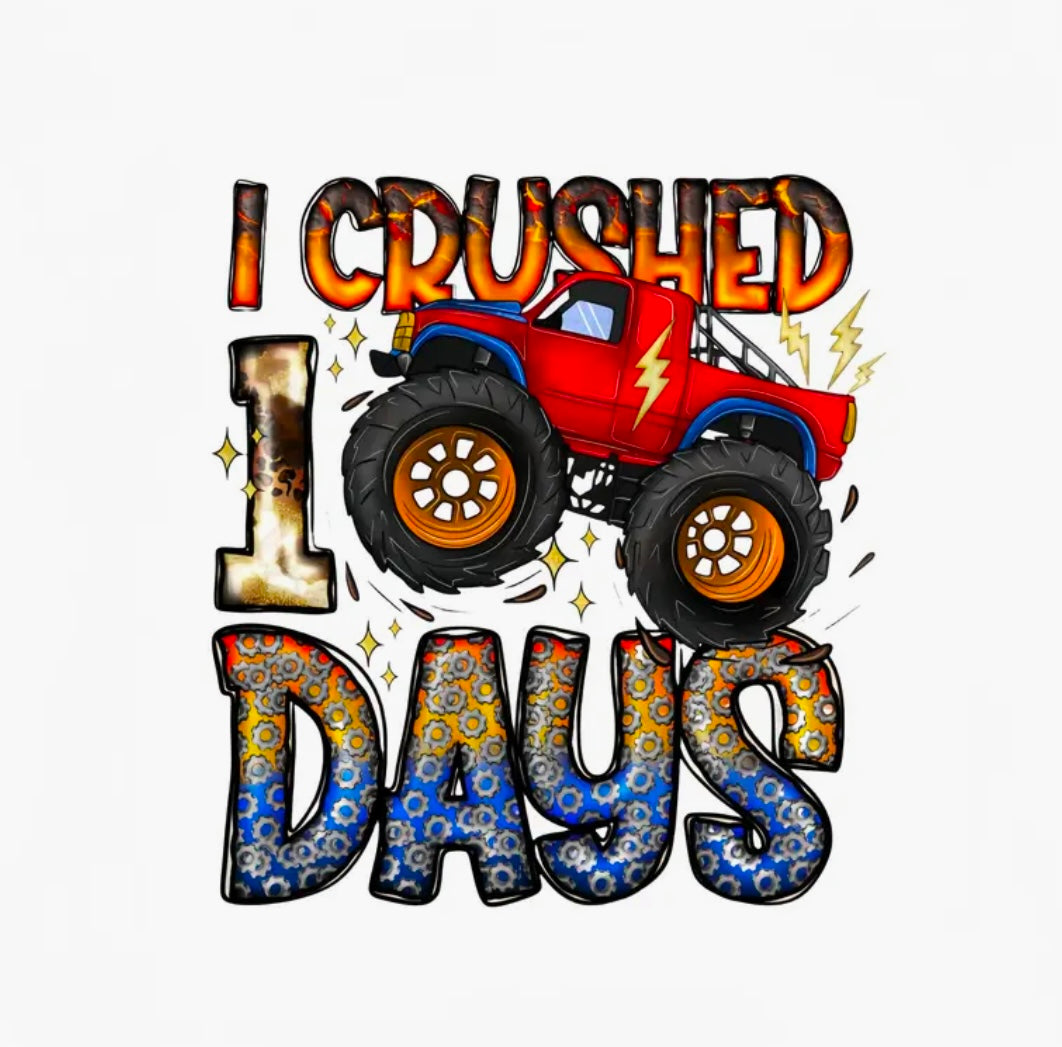 ✨Decal Only: 100 Days (Variety: Monster Truck, Dinosaur, Video Games)