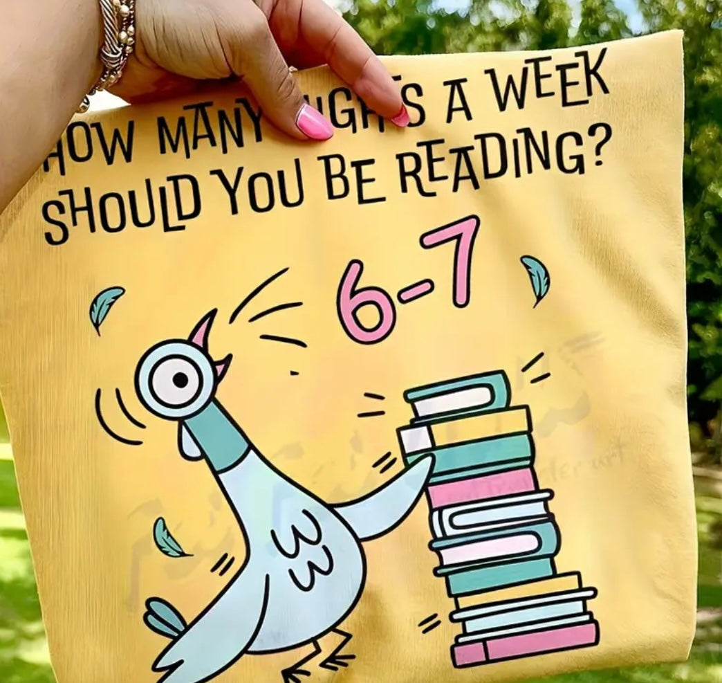 ✨Decal Only: Pigeon (How Many Nights a Week Should You Be Reading? 6-7)