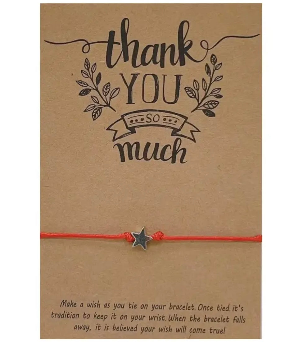 Wish Bracelet: Thank You