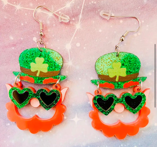 Earrings: Leprechaun