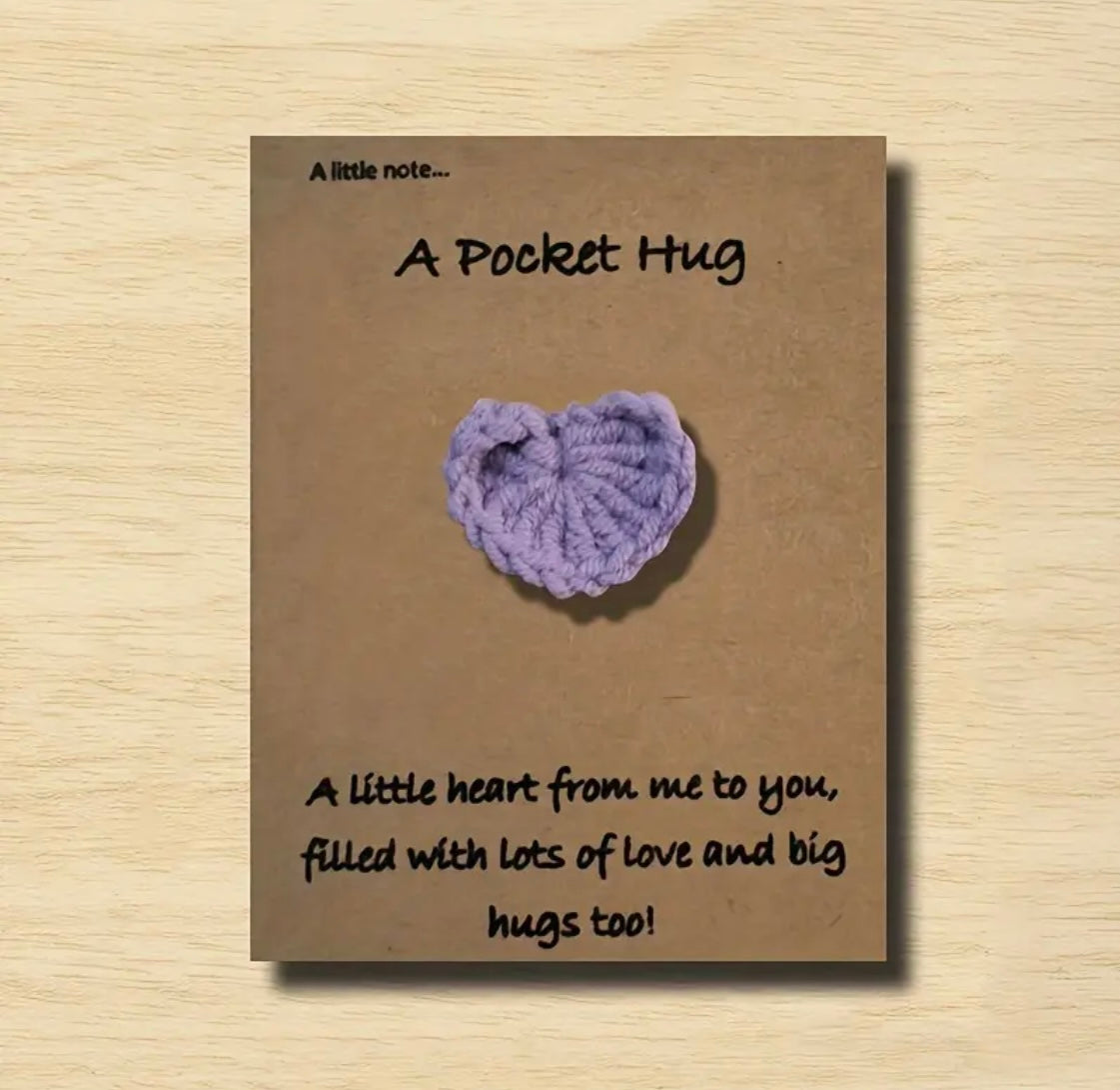 Pocket Hug:                           Many More Varieties Available! Click on the listing.