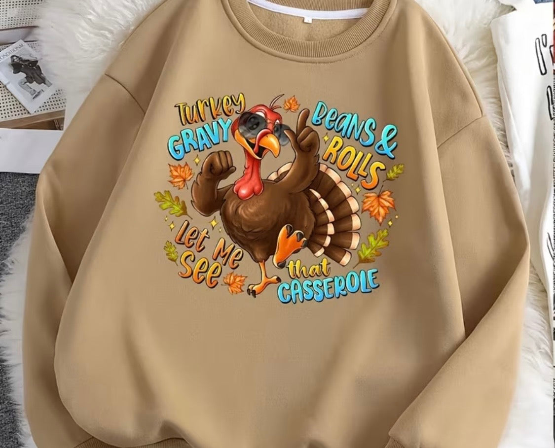 ✨Decal Only: Turkey Gravy Beans & Rolls…