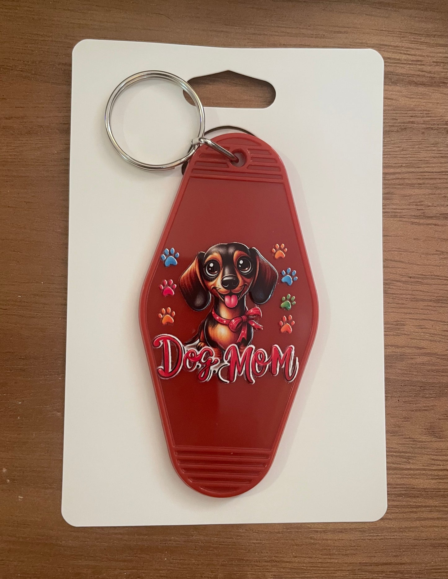 Hotel Keychain: Dog Mom