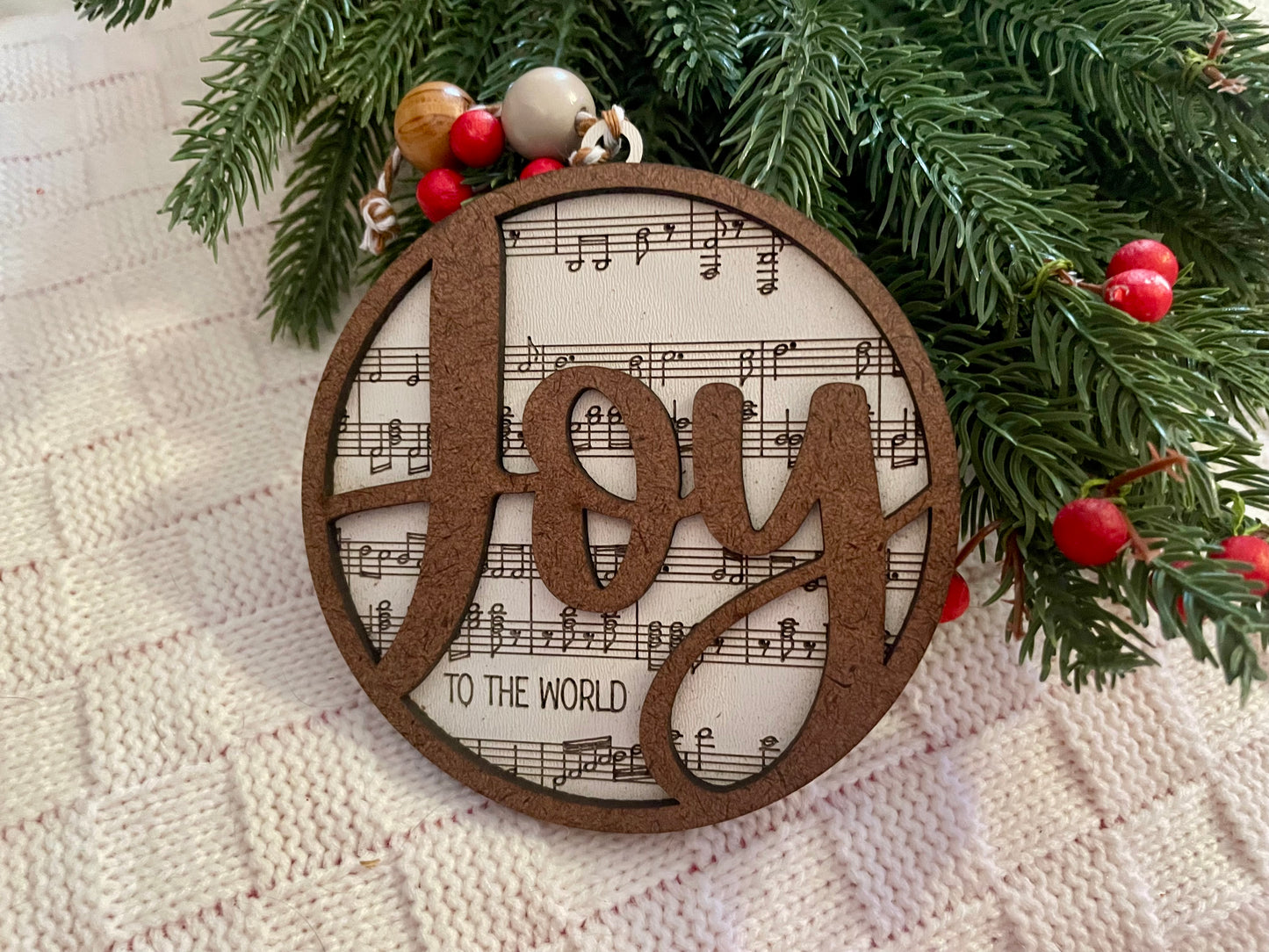 ✨Lyric Ornament: Joy to the World