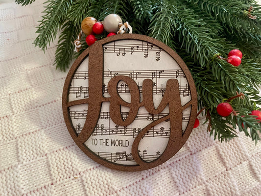 ✨Lyric Ornament: Joy to the World