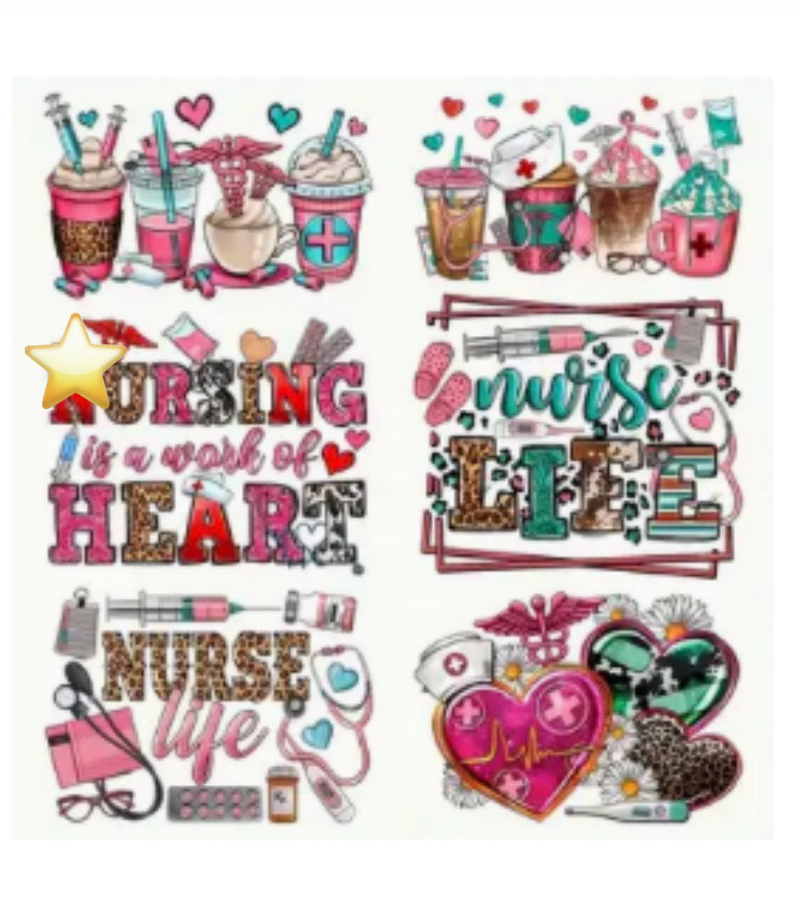 ✨Decal Only: Nurse (Variety)