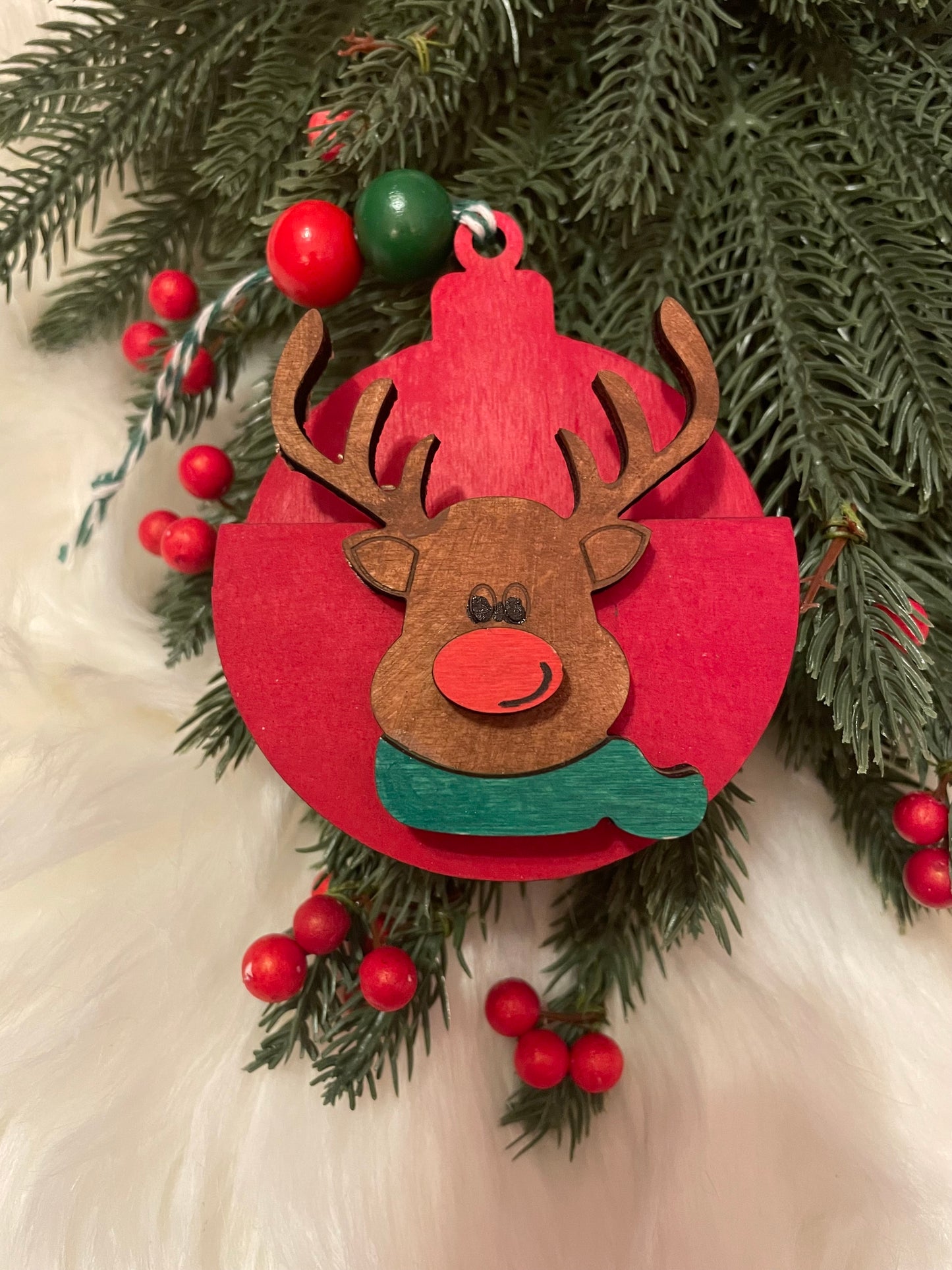 Ornament: Reindeer Gift Card Holder