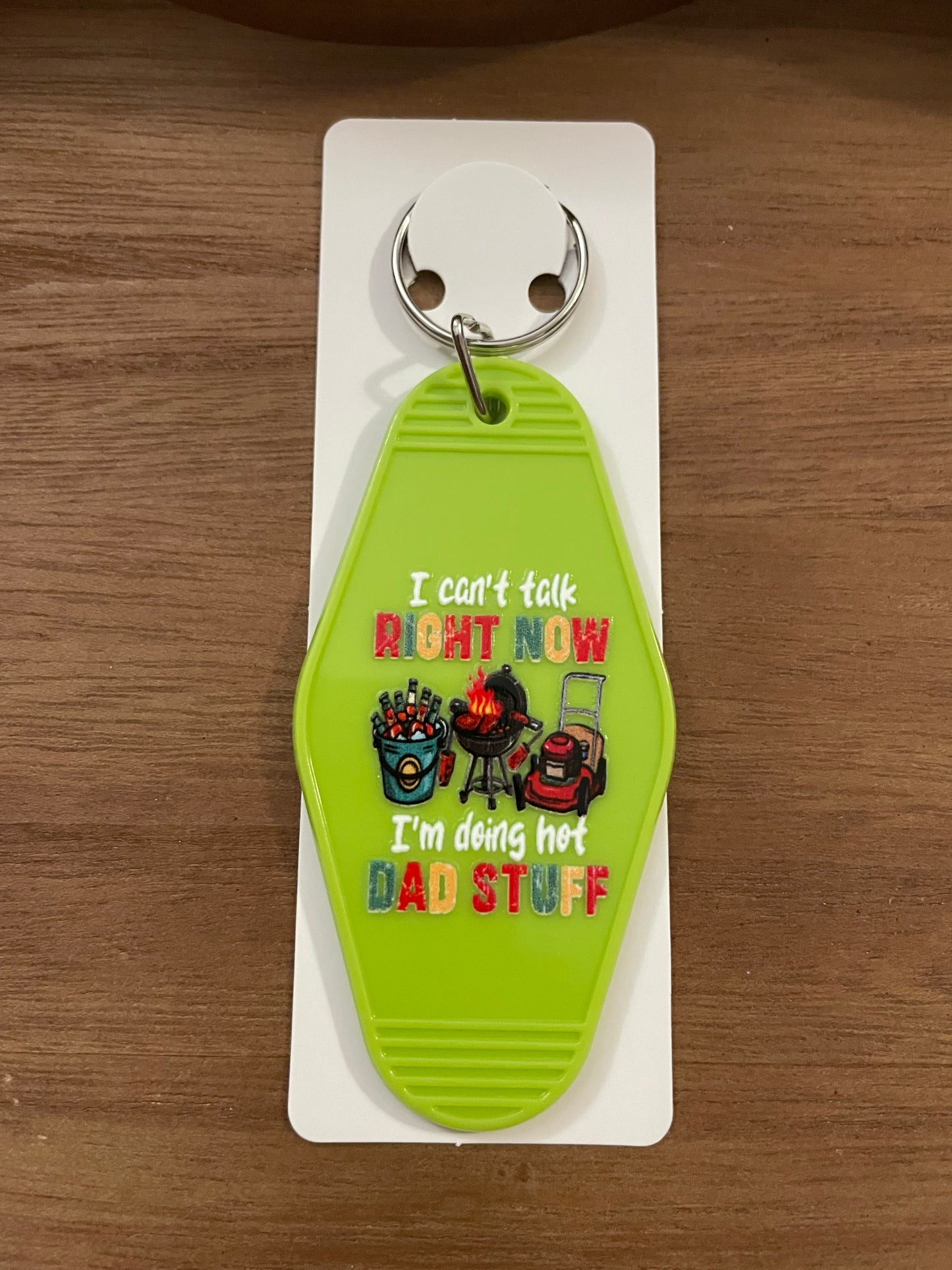 Hotel Keychain: Dad Themed