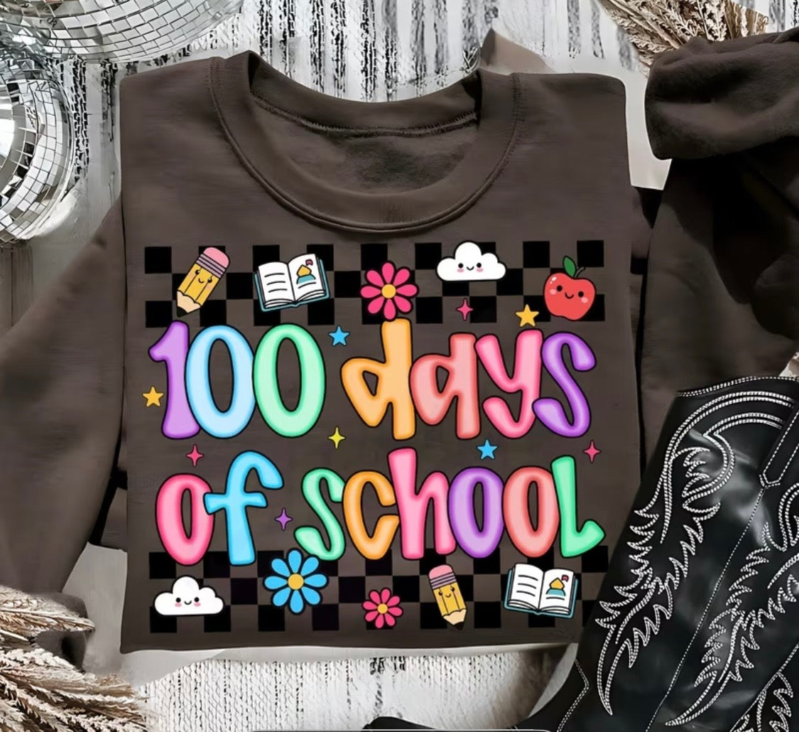 ✨Decal Only: 100 Days (Mini Objects on Checkerboard)