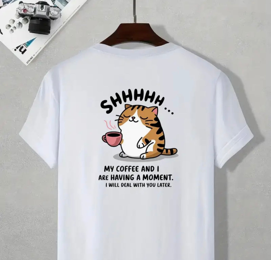 ✨Decal Only: Shhhhh… My Coffee and I Are Having a Moment (Option 2)