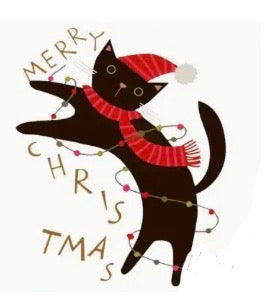 ✨Decal Only: Merry Christmas Cat