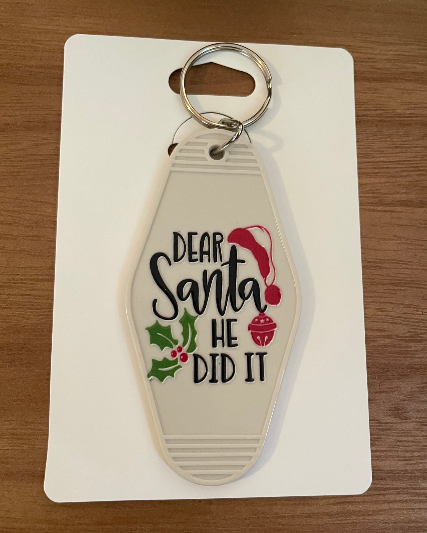 Hotel Keychain: Christmas Themed