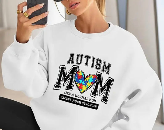 ✨Decal Only: Autism Mom - Like a Normal Mom Except Much Stronger
