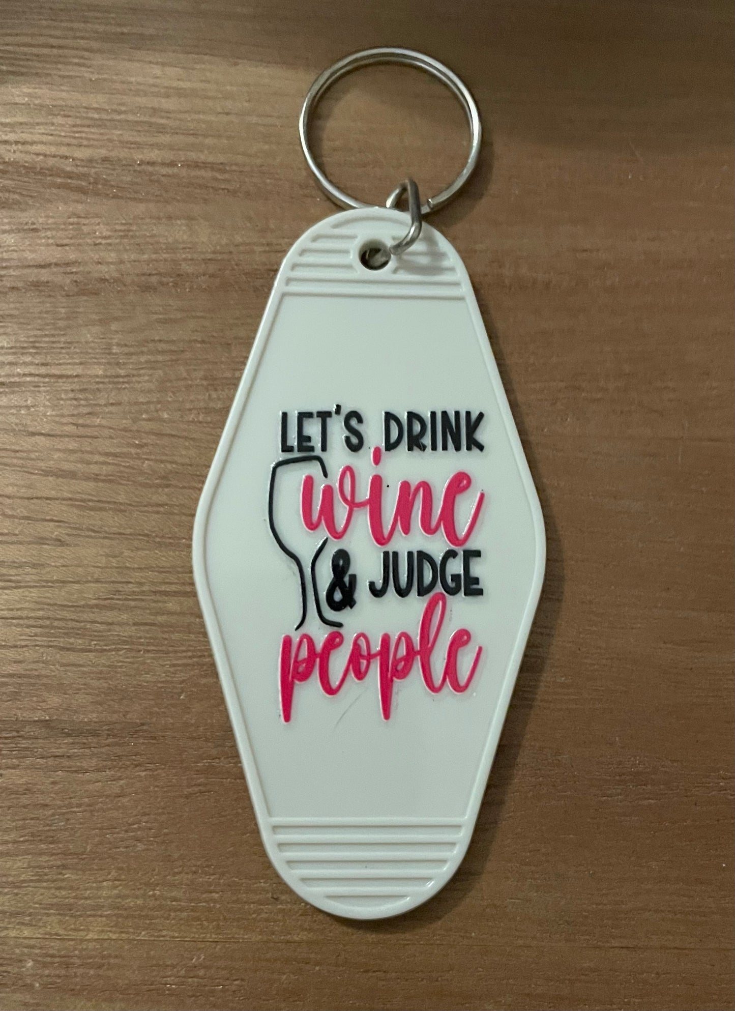 Keychain: Wine Themed Keychain