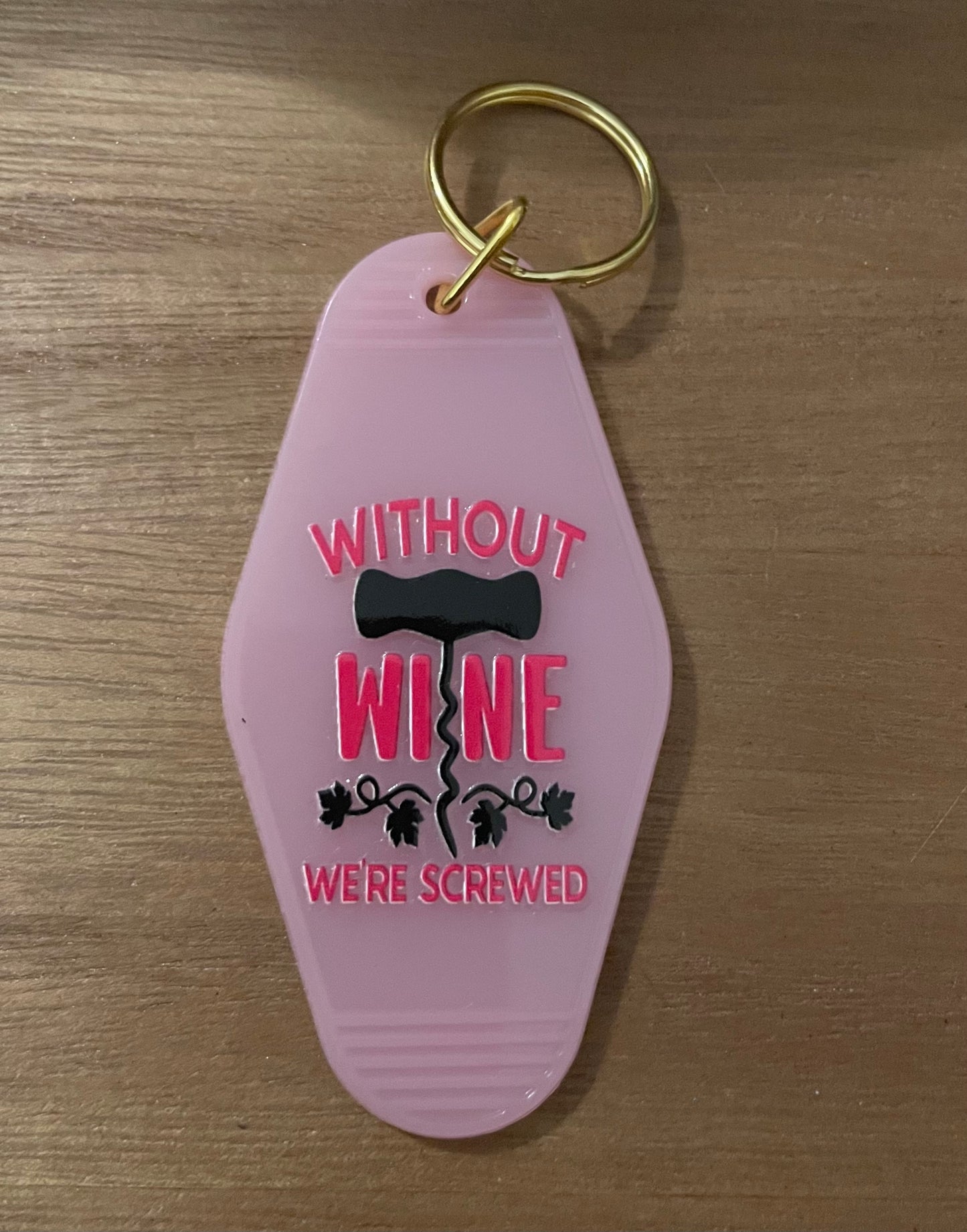 Keychain: Wine Themed Keychain