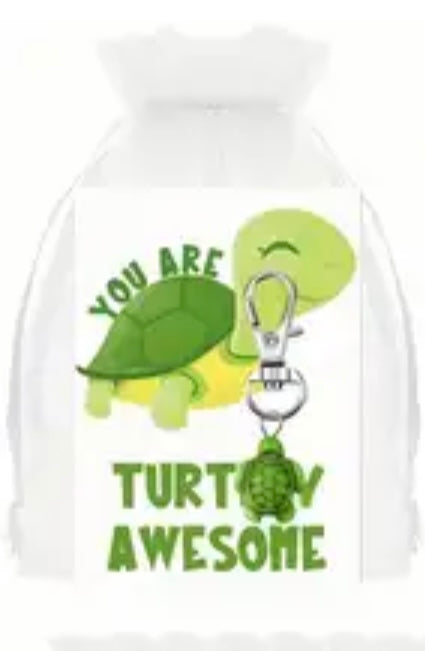 Keychain Charm: Turtley Awesome!