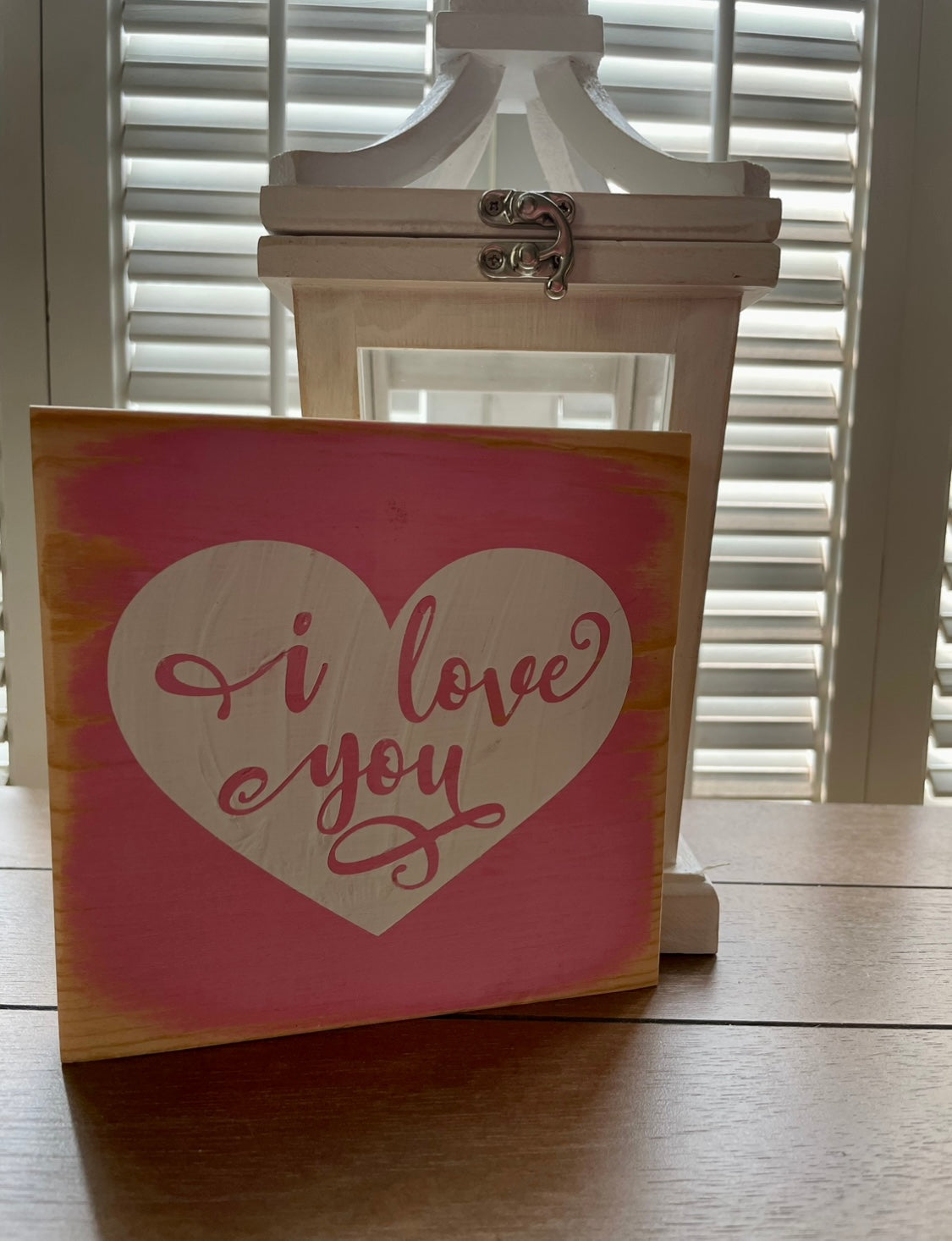 Mini Wood Sign: Valentine’s Day