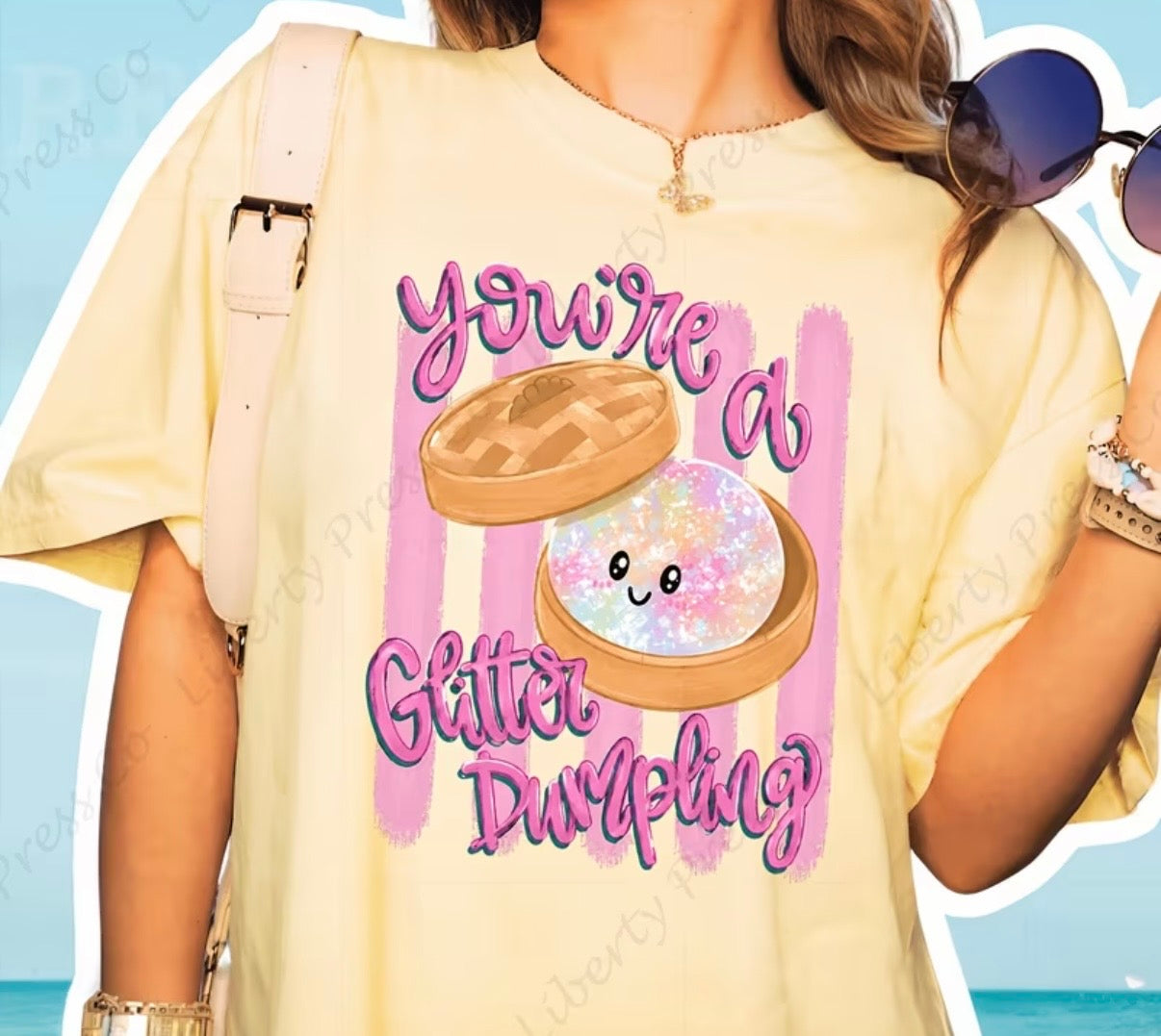 Decal Only: You’re a Glitter Dumpling (Option 2)