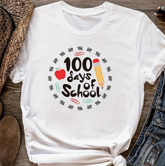 ✨Decal Only: 100 Days of School (Circle)