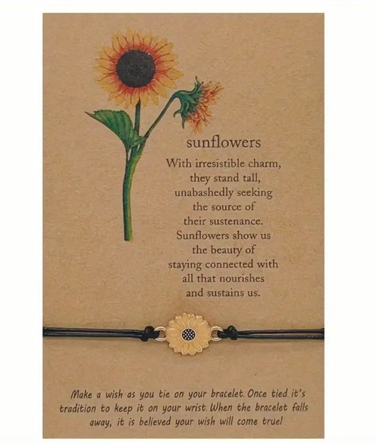 Wish Bracelet: Sunflower