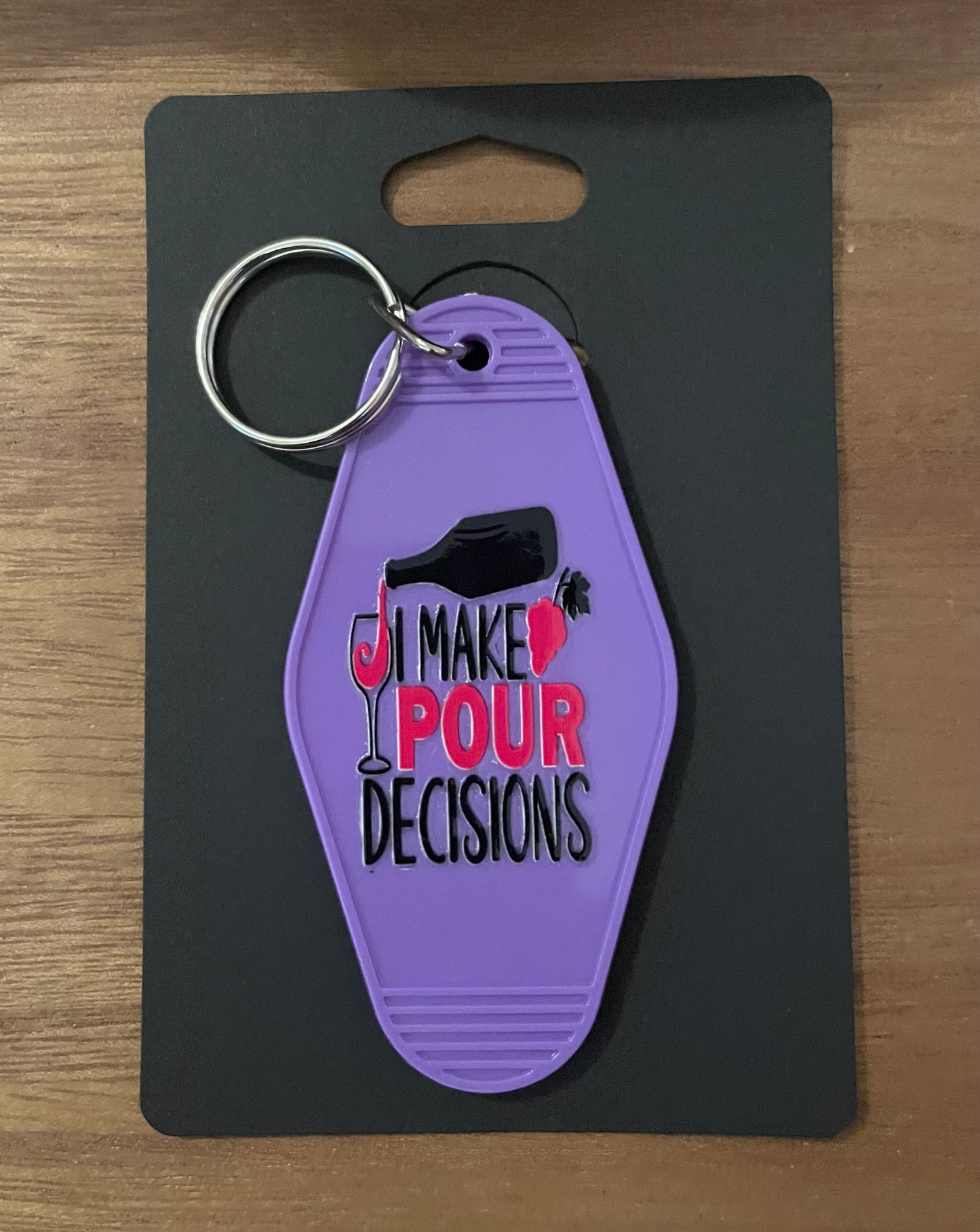 Keychain: Wine Themed Keychain