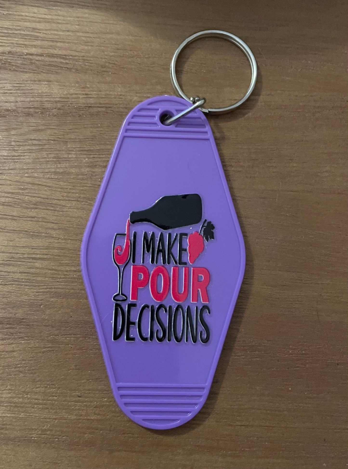 Keychain: Wine Themed Keychain