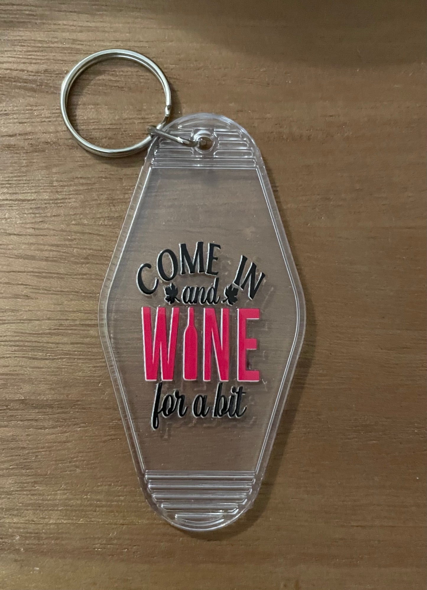 Keychain: Wine Themed Keychain