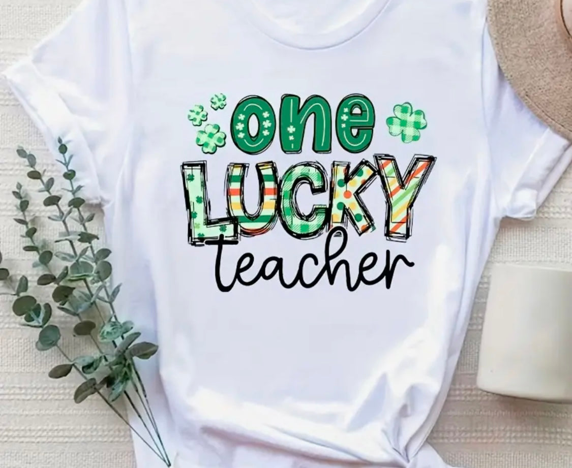 ✨Decal Only: One Lucky Teacher (Option 1)