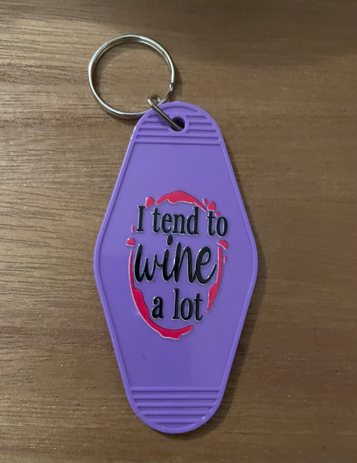 Keychain: Wine Themed Keychain