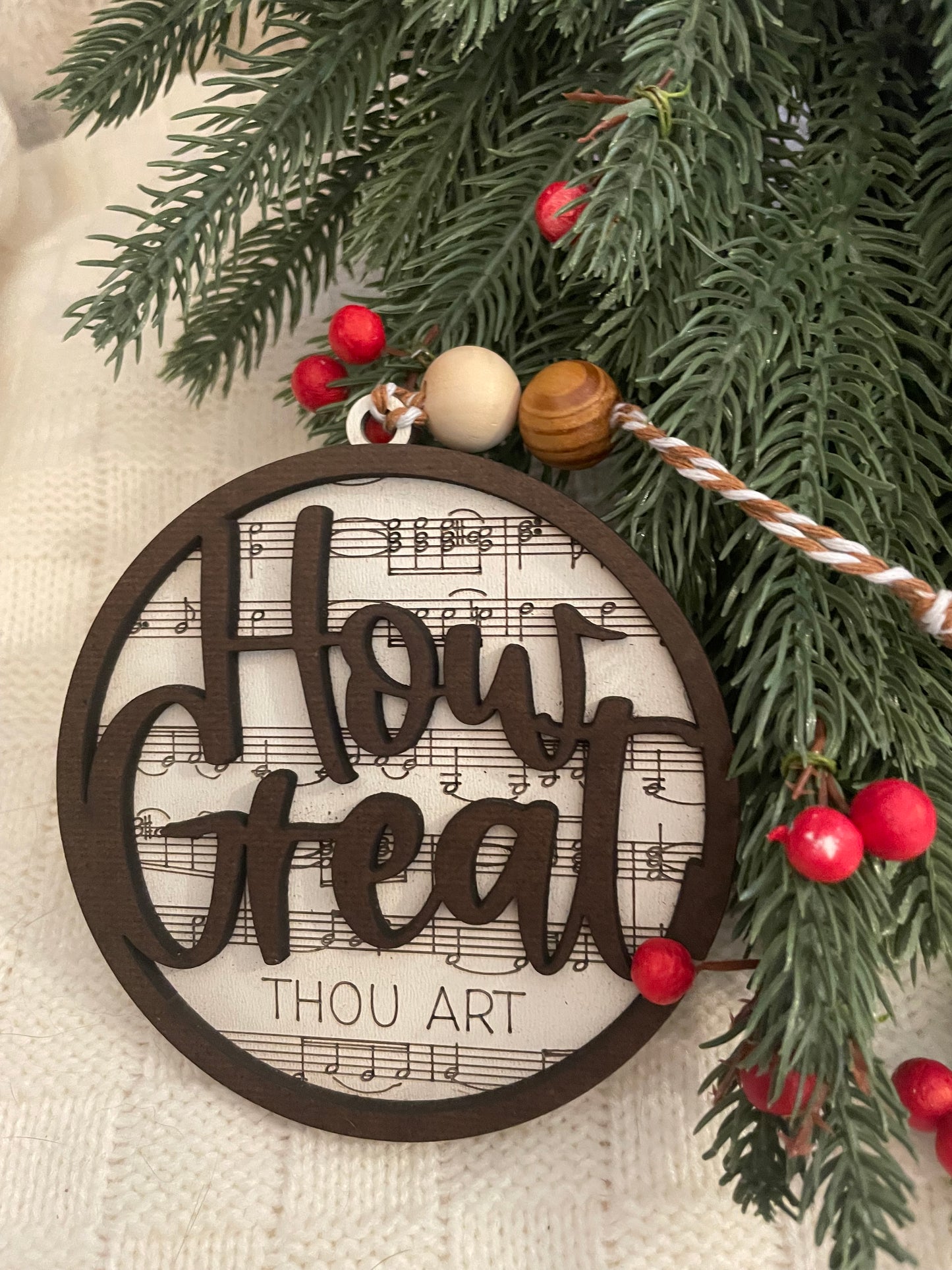 ✨Lyric Ornament: How Great