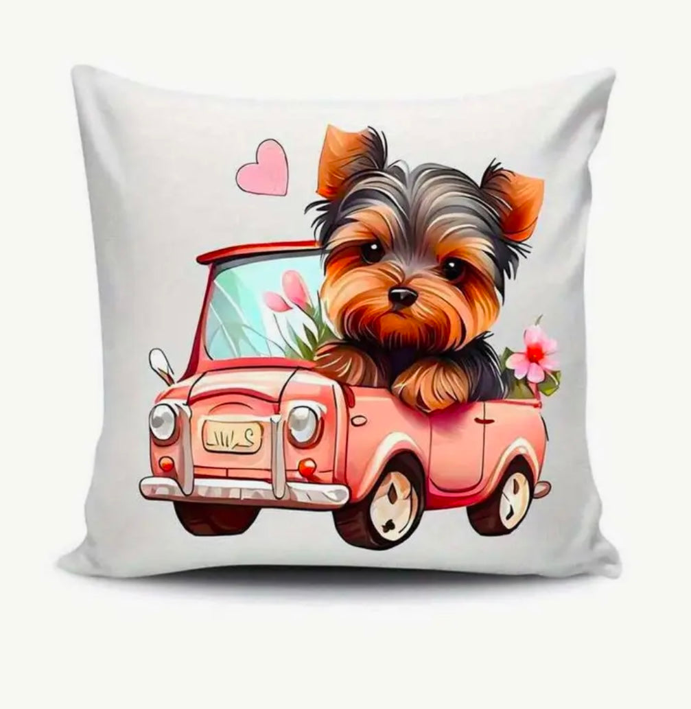 ✨Decal Only: Yorkie in Car