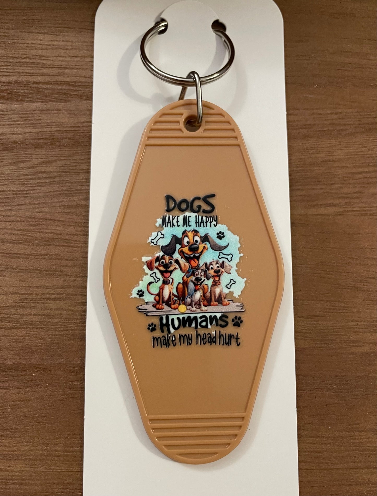 Hotel Keychain: Funny Dogs