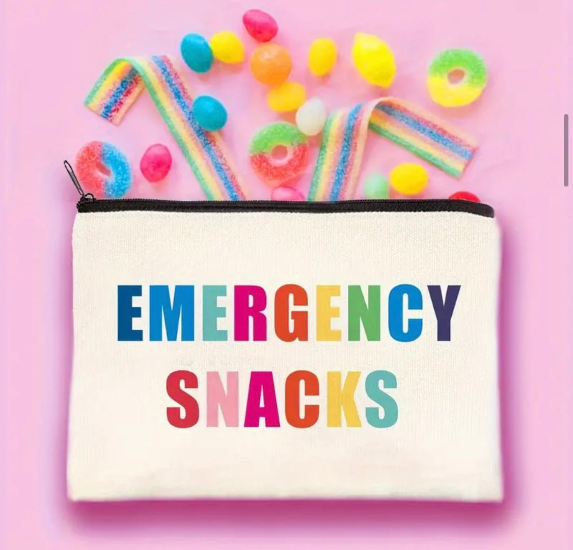 Canvas Pouch: Emergency Snacks