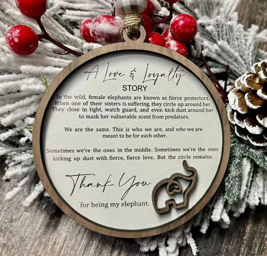 ✨Ornament: Love and Loyalty (Elephant)
