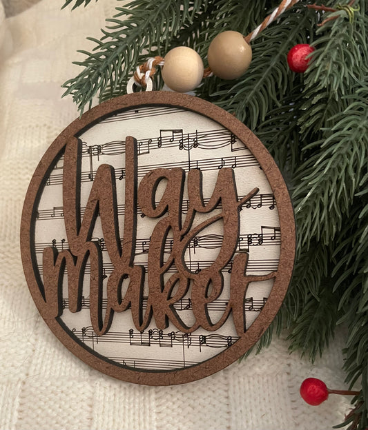 ✨Lyric Ornament: Way Maker