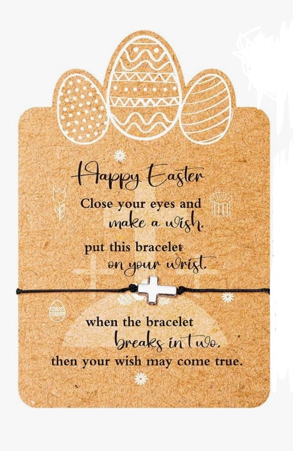 Wish Bracelet: Easter Cross