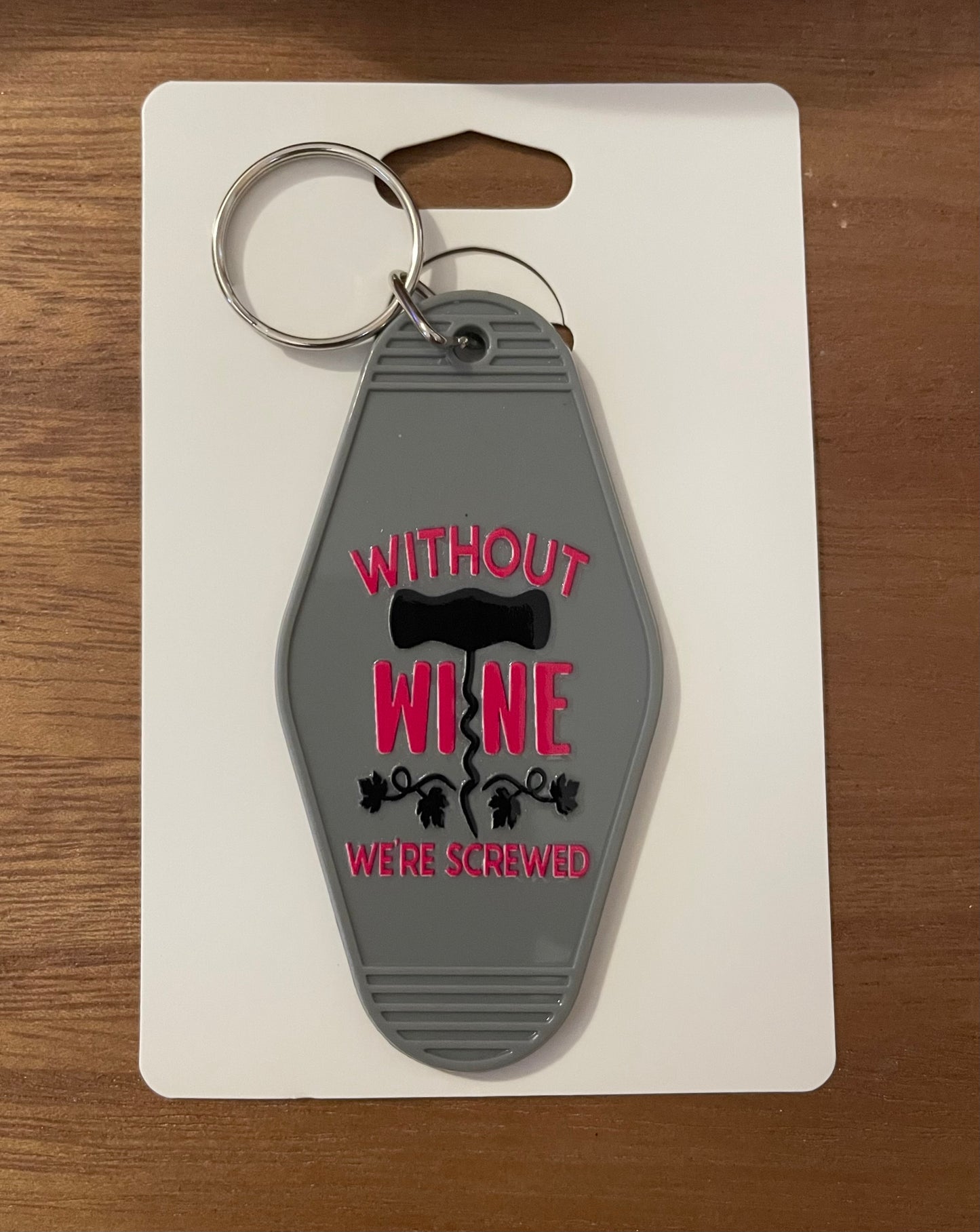 Keychain: Wine Themed Keychain