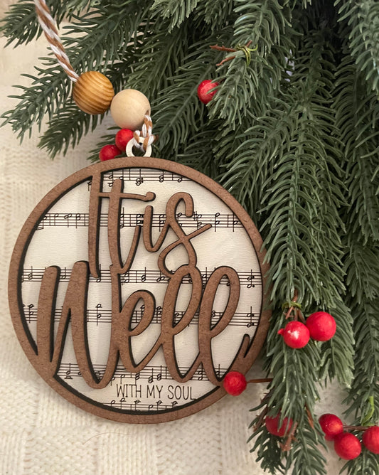 ✨Lyric Ornament: It Is Well