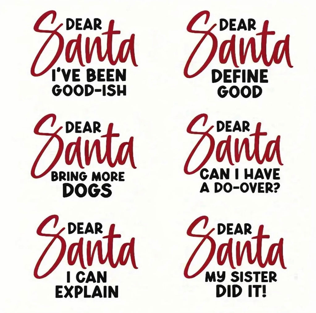 ✨Decal Only: Dear Santa